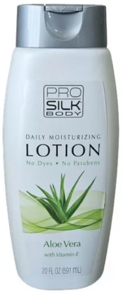 SHIP N 24H-Pro Silk Body Daily Moisturizing Lotion W Aloe Vera 20fl oz-Brand New