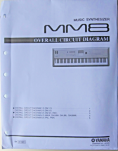 Yamaha MM8 Music Synthesizer Original Overall Circuit Diagrams / Schematics  - £38.75 GBP