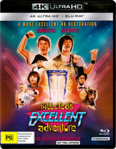 Bill &amp; Ted&#39;s Excellent Adventure 4K Ultra HD + Blu-ray | Keanu Reeves | Region B - $25.87