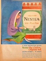 INSTANT NESTEA Print Ad - Far East Ceylon Crystal Tea - Retro Decor-Vint... - $181.16 MXN