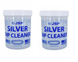 2 Sterling Silver Dip Cleaner Tarnish Remover 925 Jewelry Cleaning Solution 8oz - £15.46 GBP