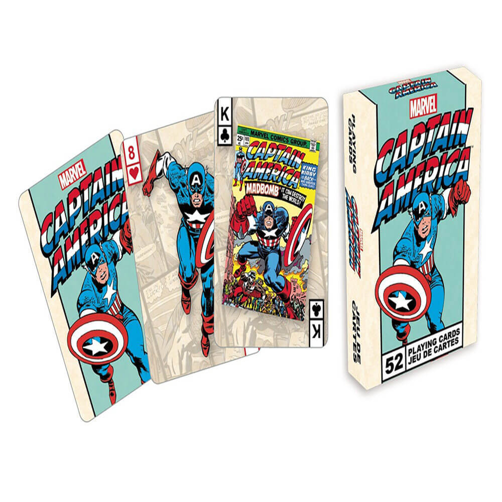 Marvel Captain America Retro Playing Cards - £28.11 GBP