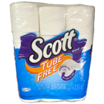 [1] 12 Roll Package Scott Tube Free &quot;Septic Safe&quot; Toilet Paper - DISCONT... - £58.38 GBP