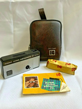 Kodak Pocket Instamatic 10 Camera w/ Case &amp; Unopened Film Photography Equipment - £23.94 GBP