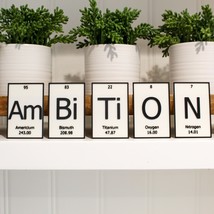 AmBition | Periodic Table of Elements Wall, Desk or Shelf Sign - $12.00