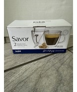 JoyJolt JG10213 Savor Double Wall Insulated 5.4oz Glasses Espresso Mugs ... - $19.07 CAD