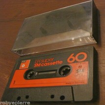Mc Musicassetta Cassetta C Audio Basf C60 60 Lh Super Rossa Nera Vintage Rara Sm - £28.76 GBP