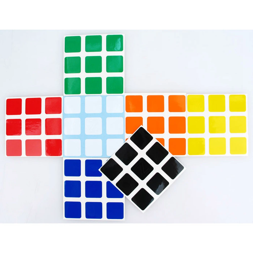 Play Z-Sticker PVC DIY A Cube Sticker for 56/57mm 3x3x3 Puzzle Speed Cubes Dayan - £26.46 GBP