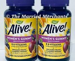 2x Nature&#39;s Way Alive! Women&#39;s Gummy Multi Vitamin 60 gummies ea 4/2025 ... - $24.99