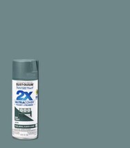 Rust-Oleum 2X Ultra Cover Satin Spray Paint, #350372 Deep Forest Green, ... - £9.52 GBP