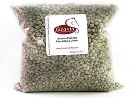 LAVANTA COFFEE GREEN TANZANIA PEABERRY TWO POUND PACKAGE - $38.95