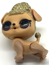 LOL Surprise 3&quot; Pup Bee ~2007  Series 3 Figurine, Fashion Pet Gold Sparkly Hair - £8.73 GBP