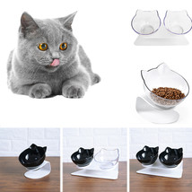 Cat Double Bowl Cat Food Bowl Protects Cervical Vertebra - £45.94 GBP