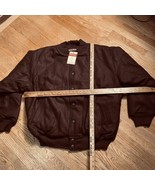 NEW Vintage Wool Blend Jacket Men 3XL REGAL WEAR Coat Dark Brown Felt - £63.22 GBP