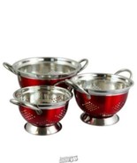 Astor Metaline 3 Pack Round Asian Colander - £37.35 GBP