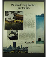 1968 Canada Tourism Ad - We saved you a frontier, just for fun - £14.55 GBP