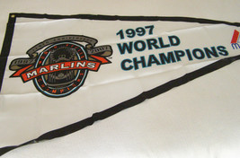 Marlins Large 10TH Anniversary 1997-2007 World Series CHAMPS- PENNANT/BANNER-NEW - £3.89 GBP