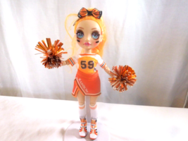 Rainbow High Poppy Rowan Cheerleader Fashion Doll with Orange Pom Poms Orange Ha - £15.29 GBP