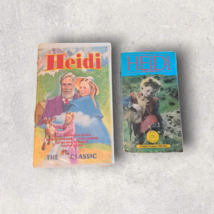 Heidi (VHS 1988) (VHS 1979) Set of 2 Versions Vintage Rare Clamshell Sli... - £6.73 GBP