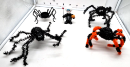 Assorted Mini Halloween Ornaments Spiders Bobble Head Ghost  (set of 5) - $16.95