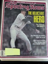 The Sporting News Jim Abbott New York Yankees Marge Schott Reds July 19 ... - $10.50