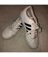 Adidas Neo Baseline K Casual Shoes AW4299 White 3 Stripe Sneakers Youth ... - $187.97 MXN