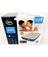 Serta Raised Queen Air Bed Mattress with Built-In AC Air Pump 500 Pound ... - $97.95