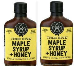 Tree Hive Maple Syrup and Honey 8.5oz. 2 pack. pancakes waffles flapjacks. - £46.70 GBP