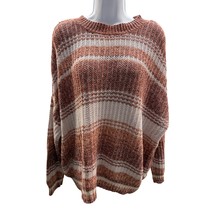 American Eagle Women&#39;s L Pullover Knit Sweater Mauve Coral  - $262.06 MXN