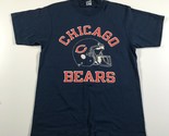 Vintage Chicago Bears T Shirt Mens Medium Navy Blue Champion Tag Made In... - $37.15