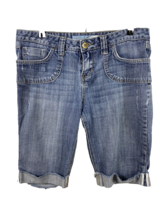 Vintage Mudd Jean Denim Shorts Bermuda Size 13 Y2K 2000s Womens 34 Waist... - $29.52