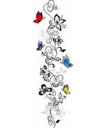 Butterflies and Hanging Vines Wall sticker Decor Mural DIY Vinyl Entrywa... - $17.62 CAD+