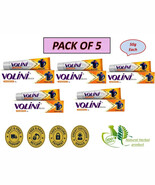 Volini Gel Pain Relief 5 x 50g | Muscle, Sprain, Joint, Neck &amp; Back Ache | - $53.89