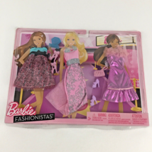 Barbie Fashionistas Doll Clothing Set Accessories Fashion Dresses 2011 Mattel - £47.38 GBP