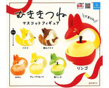 Fruit Fox Muki Kitsune Mini Figure Apple Banana Mandarin Orange Grapefruit - $13.99