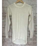 Vintage Mens Thermal Shirt Medium Tall 38-40 Waffle Lumberjack Hipster R... - £30.66 GBP