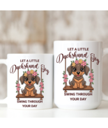 Cute Dachshund Wiener Dog Coffee Mug – Dog Lover Gift, Sausage Puppy Cup... - $222.81 MXN+