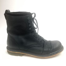 Dr. Martens Pier Boots Mens Sz 13 M Black Cap Toe Leather Lace Up Combat - $89.99