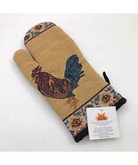 Rooster Oven Mitt Raa Kha 12x6 inches NWT 70% Cotton 30% Polyester - $108.79 MXN
