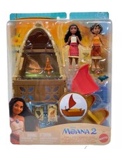 Disney Moana 2 Moana &amp; Loto’s Workshop Playset With 2 Dolls &amp; Accessories - $26.64