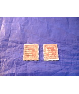 1932 George Washington 1 1/2 Cents Brown Stamps 2 to the Lot - £7.83 GBP