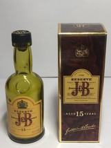 J&amp;B Reserve Wisky miniature empty bottle with miniature box 5cl - £3.43 GBP