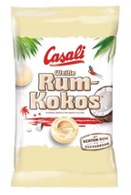 CASALI Rum-KOKOS Coconut chocolate balls in WHITE chocolate FREE SHIPPING - $8.90
