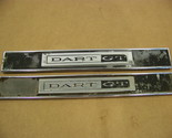 1964 DODGE DART GT INTERIOR DOOR PANEL EMBLEMS #2218196 PAIR OEM - £35.41 GBP