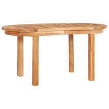 Coffee Table 90x50x45 cm Solid Teak Wood - £77.76 GBP