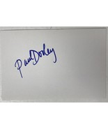 Paul Dooley Signed Autographed 4x6 Index Card - £10.15 GBP