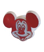 Mickey Mouse Plastic Ring Metallic Red One Size Vintage - €7,75 EUR