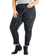 $59 Style &amp; Co Plus Size Curvy Animal-Print Skinny Jeans Size 20W Petite - $12.40