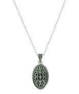 Montana Silversmiths Filigree Oval Medallion Silver - $24.99