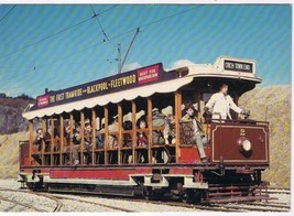 Postcard Blackpool Fleetwood Toast Rack Tram No 2 1898 - $2.16